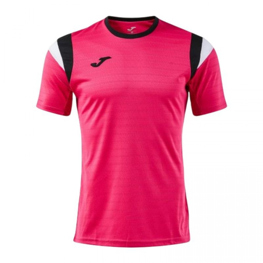 T-shirt noir Joma Terra Fuchsia