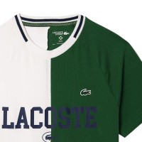 Camiseta Lacoste Daniil Medvedev Blanco Green  Offer + Cheap