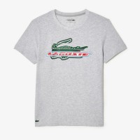 T-shirt Lacoste Sport Algodon Ecologico Grey  Offer + Cheap