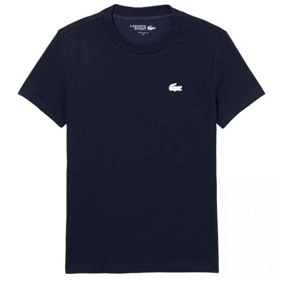 T-Shirt Femme Lacoste Sport Bleu Marine  Offre - Pas cher
