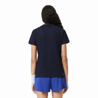 T-Shirt Femme Lacoste Sport Bleu Marine  Offre - Pas cher