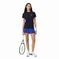 T-Shirt Femme Lacoste Sport Bleu Marine  Offre - Pas cher