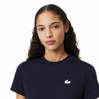 T-Shirt Femme Lacoste Sport Bleu Marine  Offre - Pas cher