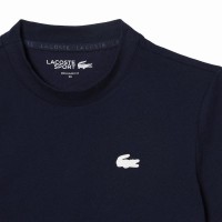 T-Shirt Femme Lacoste Sport Bleu Marine  Offre - Pas cher