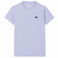 Lacoste Sport Bleu Violet T-Shirt Femme  Offre - Pas cher