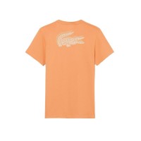 T-shirt orange graphique Lacoste Sport