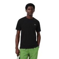 Camiseta Preta Verde Graphic Lacoste Sport