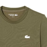 T-Shirt Femme Lacoste Sport Vert Kaki  Offre - Pas cher