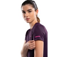 Camiseta feminina roxa escura Nox Pro