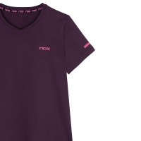 Camiseta feminina roxa escura Nox Pro
