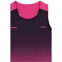 Camiseta Nox Pro Morado Rosa Degradado Mujer