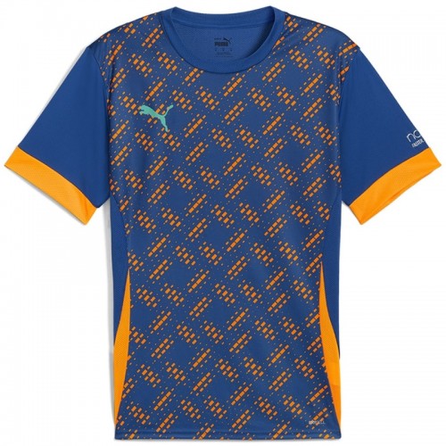 Camiseta Puma Individual Azul Laranja Camiseta Puma Individual Azul Laranja