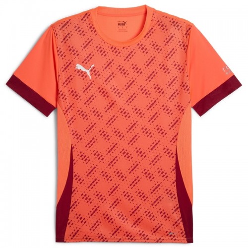 T-shirt Puma Individual Borgonha Vermelho T-shirt Puma Individual Borgonha Vermelho