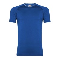 Camiseta Wilson Team Seamless Crew Azul Royal  Offer + Cheap