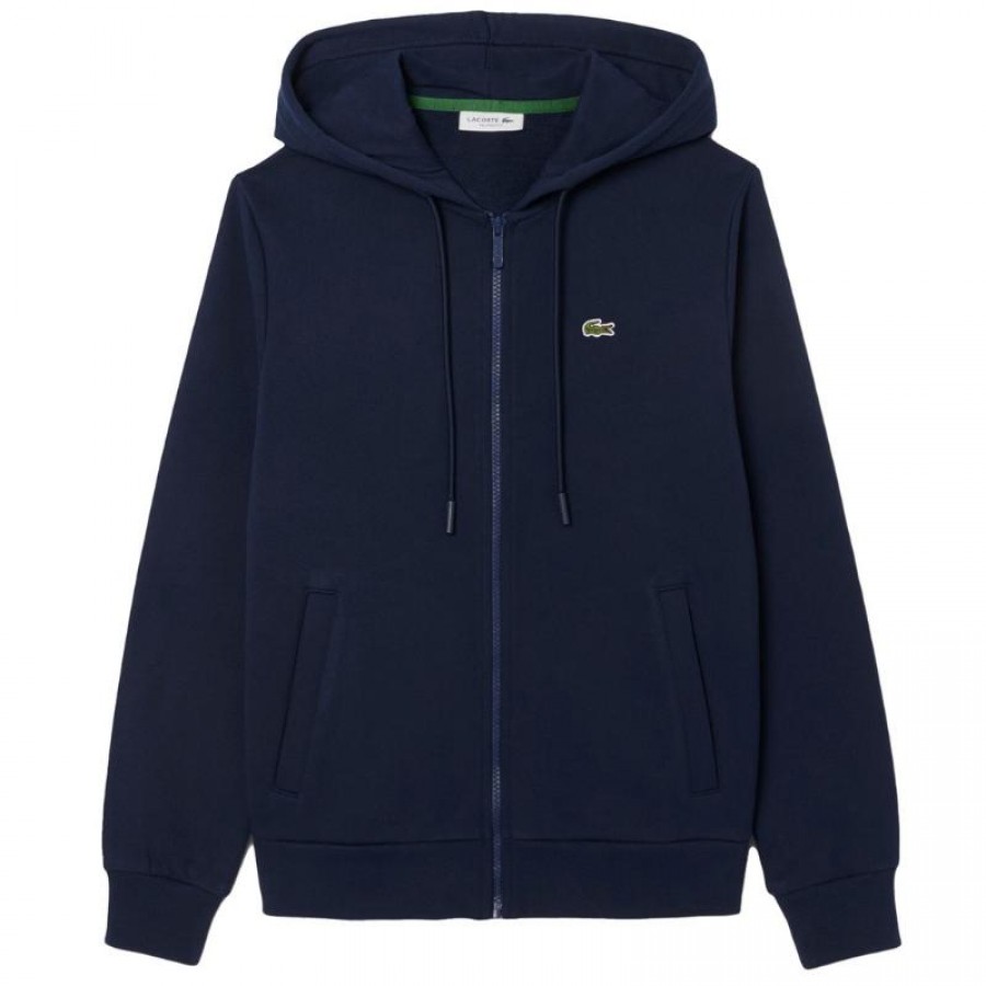 Lacoste Sport Veste en coton bleu marine Femme  Offre - Pas cher