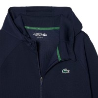 Jaqueta Lacoste Sport Azul Marinho Elástica