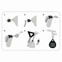 Fecho de Cordão Constritor Branco 3 Unidades  Oferta + Barato