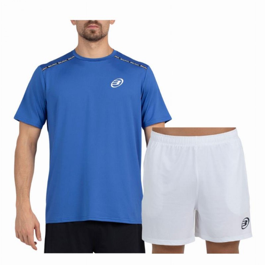 Bullpadel Adventure Performance Bleu Blanc Set