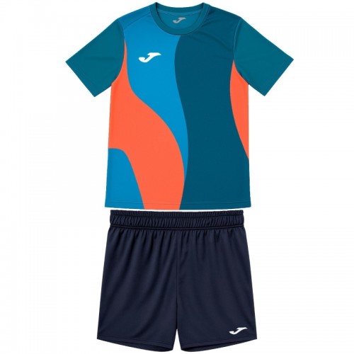 Conjunto Joma Camp Azul Marino Naranja Junior