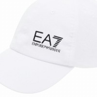 Gorra Armani EA7 Baseball Blanco Negro