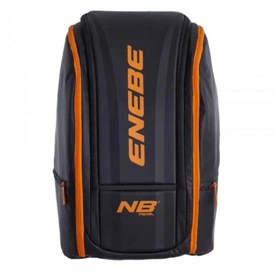 Enebe Mustang Mochila Preta Laranja
