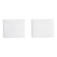 Adidas White Orange Wristbands 2 Units