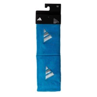 Munequeras Adidas Largas Azul Gris 2 Unidades  Oferta + Barato