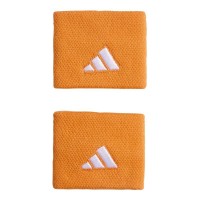 Adidas Orange White Wristbands 2 Units