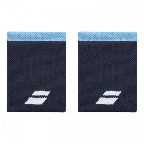 Babolat Logo Jumbo Blue Wristbands 2 Units