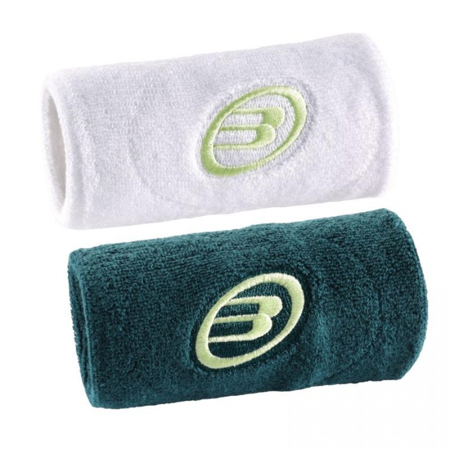Pulseiras Bullpadel BPMU252 I Branco Verde Escuro  Oferta + Barato
