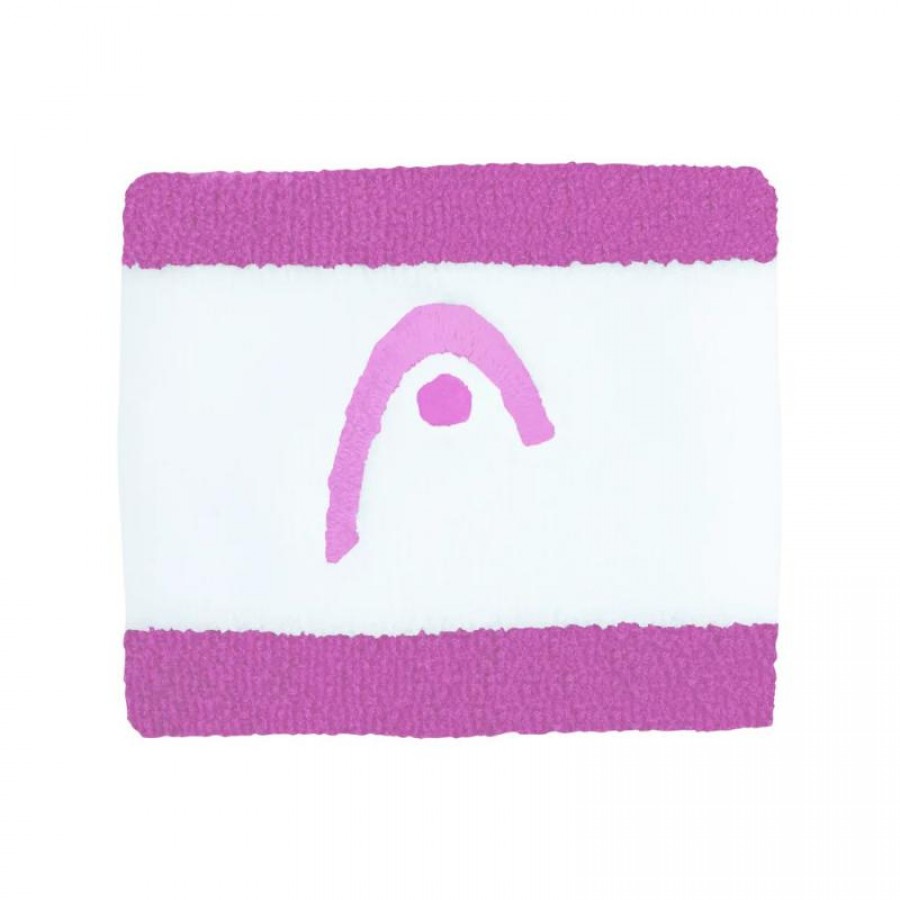 Munequeras Head Striped 2.5 Lila Blanco 2 Unidades  Oferta + Barato