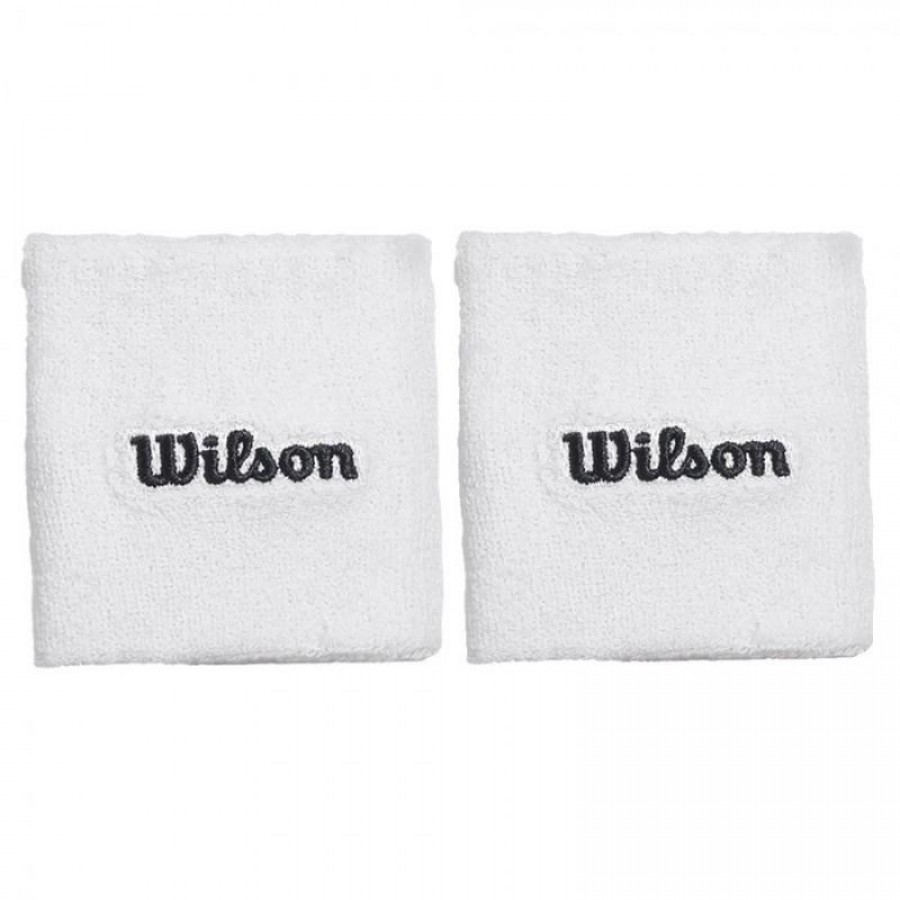 Wilson White Wristbands 2 Units  Offer + Cheap