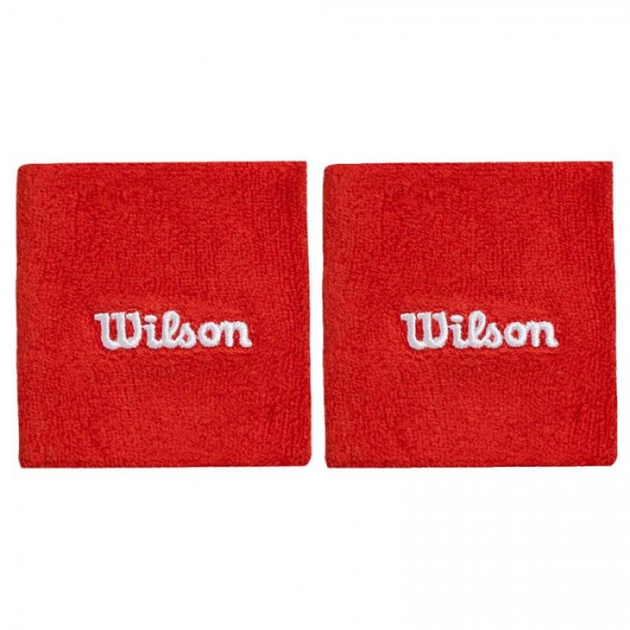Wilson Red Wristbands 2 Units  Offer + Cheap