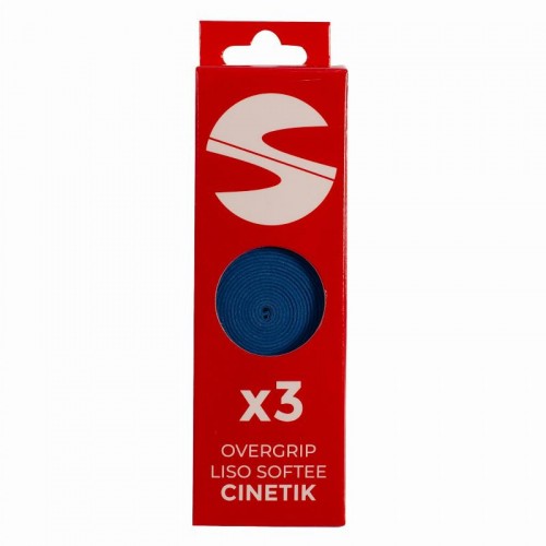Overgrips Softee Cinetik Lisos Azul 3 Unidades