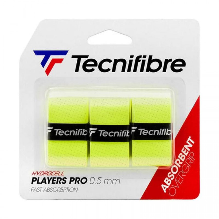 Overgrips Tecnifibre Players Pro Neon 3 Unidades  Oferta + Barato