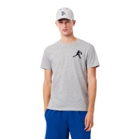 Pack Camiseta Lacoste Novak Djokovic Boné Cinza e Branco  Oferta + Barato