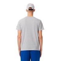 Pack Camiseta Lacoste Novak Djokovic Boné Cinza e Branco  Oferta + Barato
