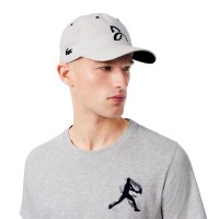 Pack Camiseta Lacoste Novak Djokovic Boné Cinza e Branco  Oferta + Barato