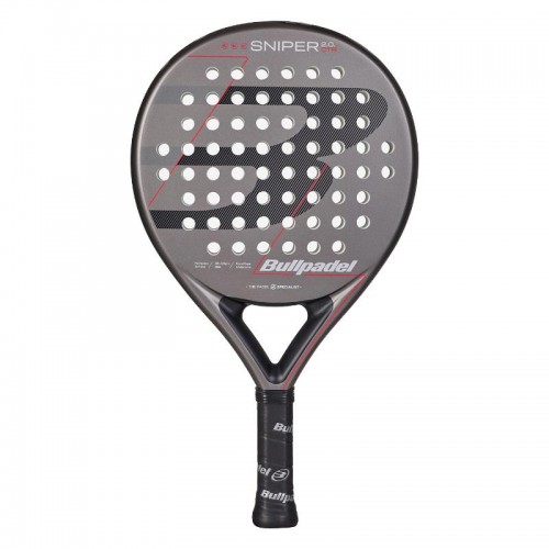 Pala Bullpadel Sniper 2.0 Control Gris Oscuro 2026