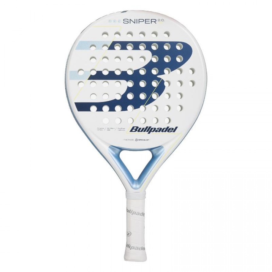 Bullpadel Sniper 2.0 Femme Blanc 2026 Raquette  Offre - Pas cher