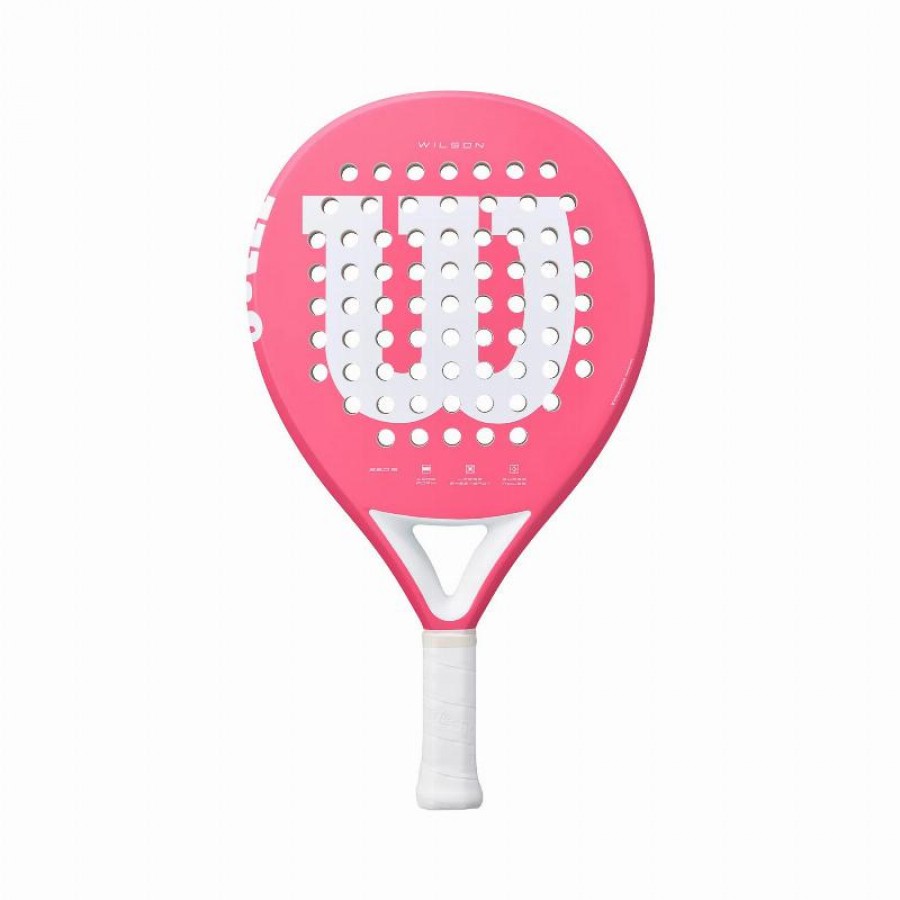 Pala Wilson Elevate Rosa Blanco