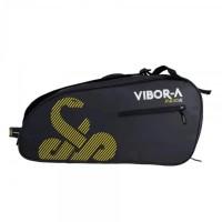 Vibora Radical Preto Amarelo Padel Bag