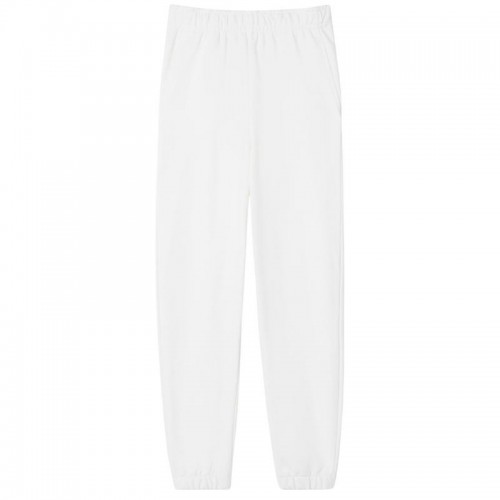 Pantalon Lacoste Sport Algodon Blanco Mujer