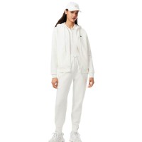 Pantalon Femme Lacoste Sport Coton Blanc  Offre - Pas cher