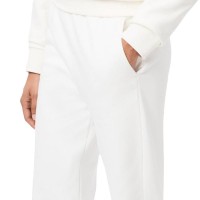 Pantalon Femme Lacoste Sport Coton Blanc  Offre - Pas cher