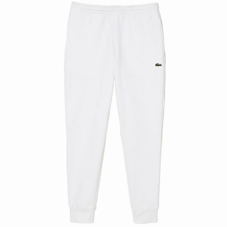 Lacoste Sport Pantalon Blanc Ecologique  Offre - Pas cher