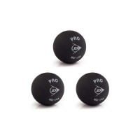 Pelota Squash Dunlop Pro Doble Punto Amarillo 3 Unidades  Oferta + Barato