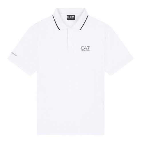 Polo Armani EA7 Ventus 7 Tennis Pro Blanco Régulier