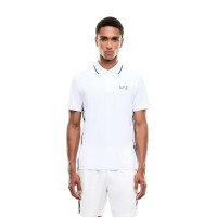 Polo Armani EA7 Ventus 7 Tennis Pro Blanco Régulier