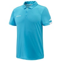 Polo Babolat Play Azul Cian